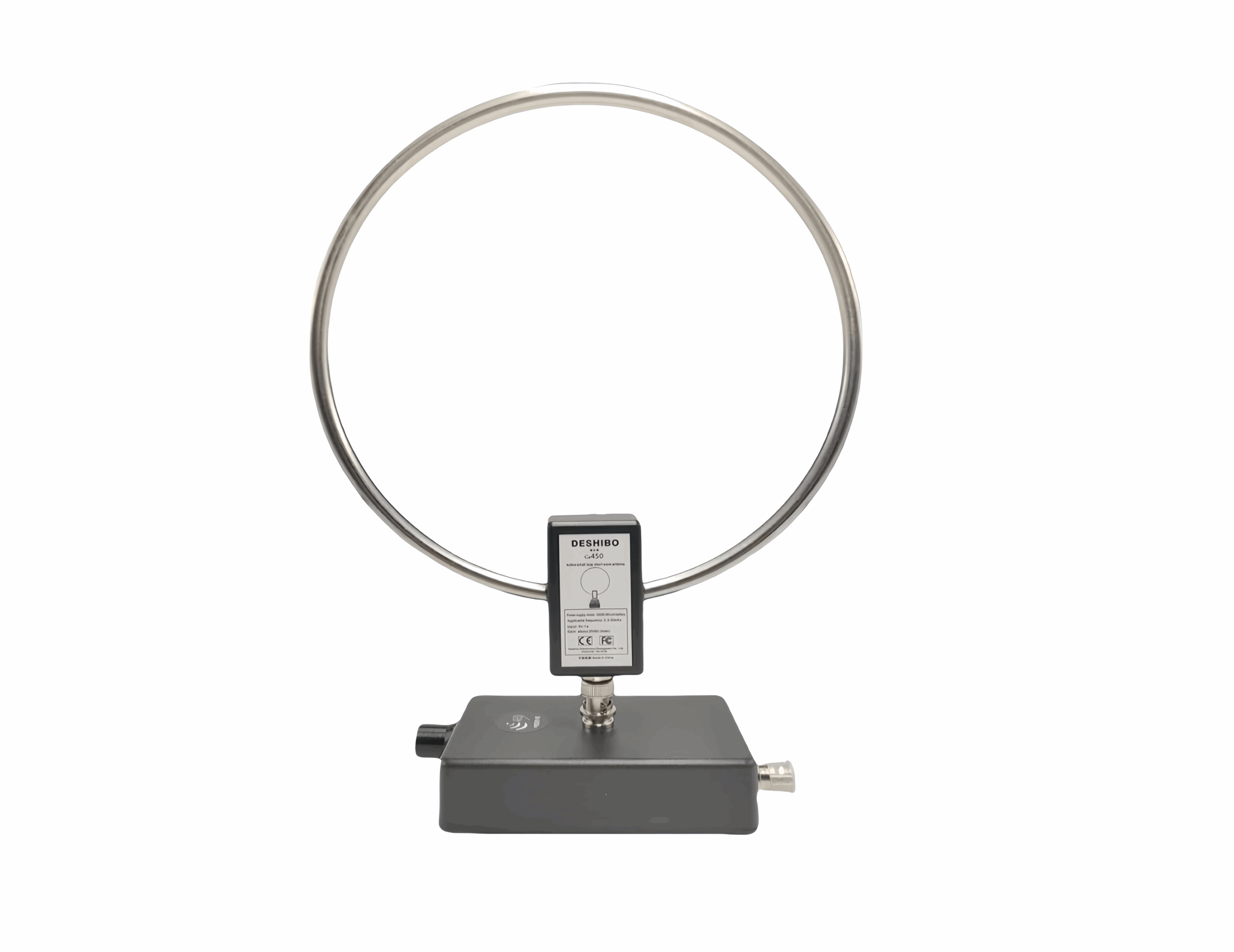 CHELEGANCE DESHIBO GA-450 ACTIVE INDOOR SHORTWAVE LOOP ANTENNA FOR SDR