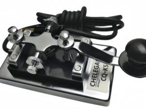 CQ-K553 STRAIGHT KEYS CHROME HARDWARE CW SHORT WAVE MORSE CODE KEYER 6.5MM PLUG