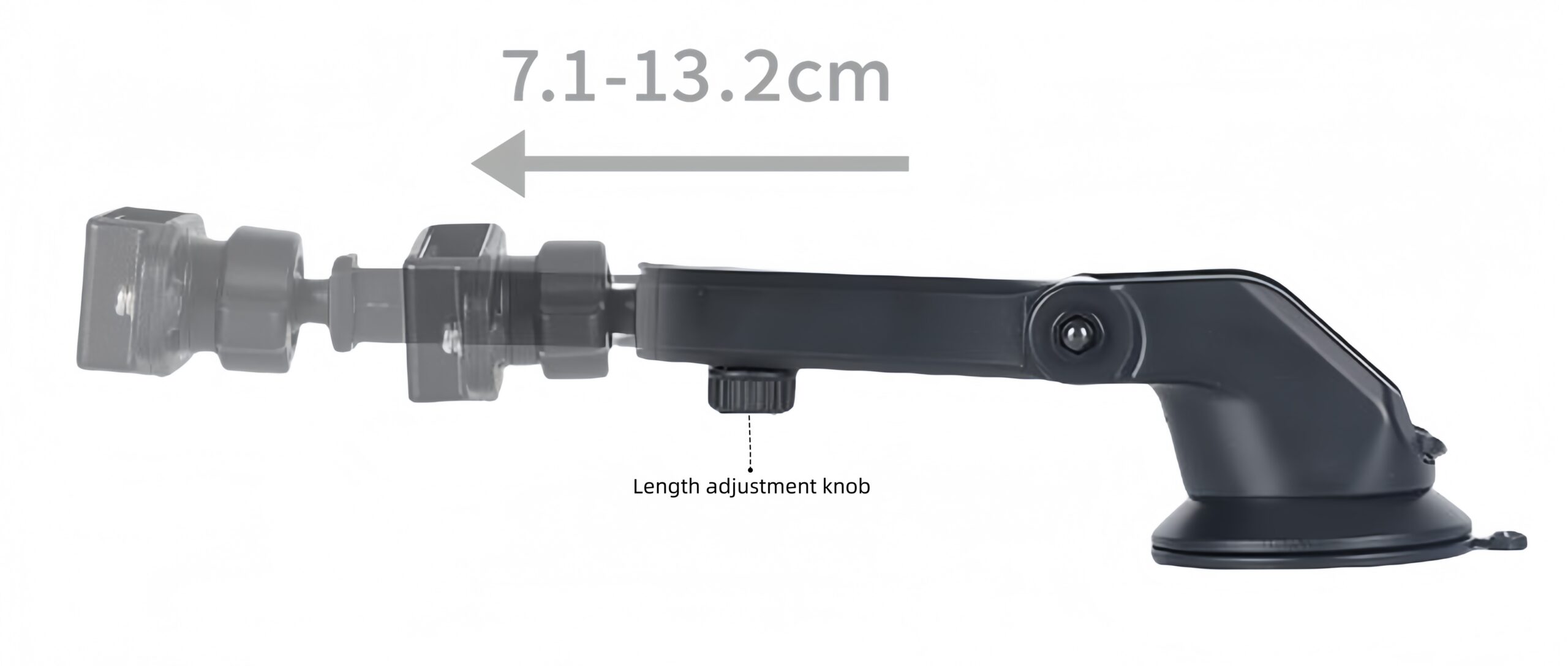 ADJUSTABLE SUCTION CUP MOUNT FOR WALKIE TALKIES - Image 4