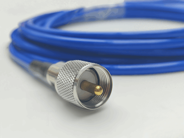 CNTOU JCOAX-1425, 5 METER RG142 UHF PL259 PRE-WIRED CABLE, HIGH-TEMPERATURE COAXIAL CABLE, LOW-LOSS HAM RADIO FEEDLINE - Image 3
