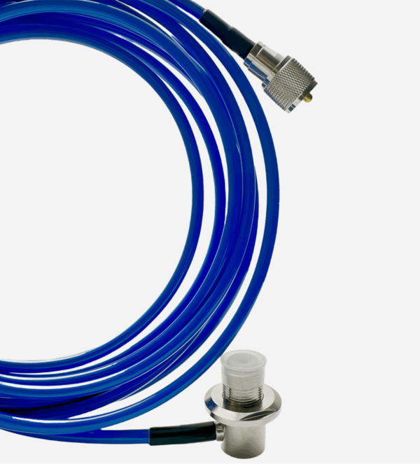 CNTOU JCOAX-1425, 5 METER RG142 UHF PL259 PRE-WIRED CABLE, HIGH-TEMPERATURE COAXIAL CABLE, LOW-LOSS HAM RADIO FEEDLINE - Image 2