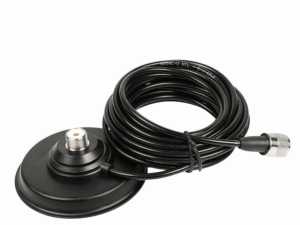 CNTOU HT700M MAGNETIC ANTENN MOUNT, 5M RG58A/U CABLE, 140MM BASE, PL-259/SO-239 UHF CONNECTORS