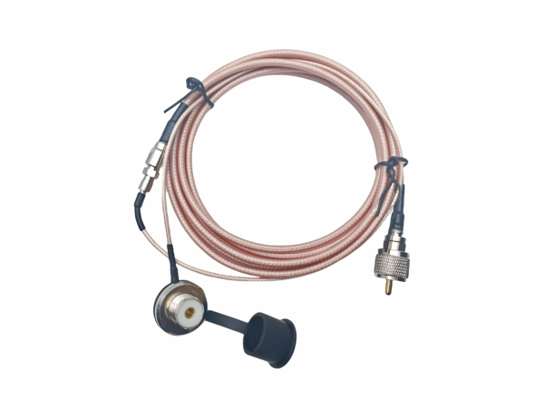 CNTOU S505MM DETACHABLE ANTENNA EXTENSION CABLE KIT, 5M LOW-LOSS COAX, RIGHT-ANGLE SO-239 BASE, PL-259 TO RADIO - Image 2