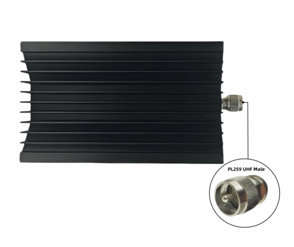 JLOAD-200PL RF DUMMY LOAD, 200W, DC-520MHZ, PL259 UHF MALE, 50OHM AIR-COOLED TERMINATION - Image 3