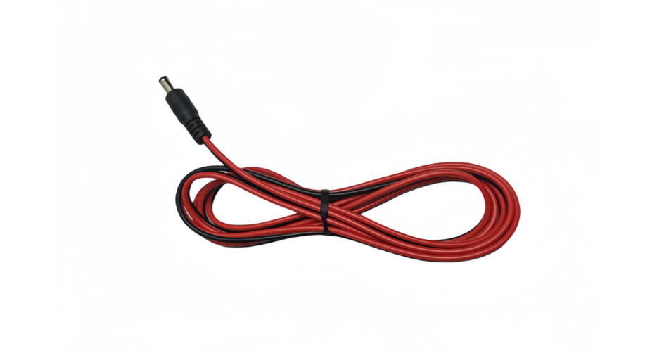 CNtoU JCABLE, 5.5x2.5MM/5.5x2.1MM 18AWG DC POWER CABLE, STRAIGHT PLUG/18AWG/6ft