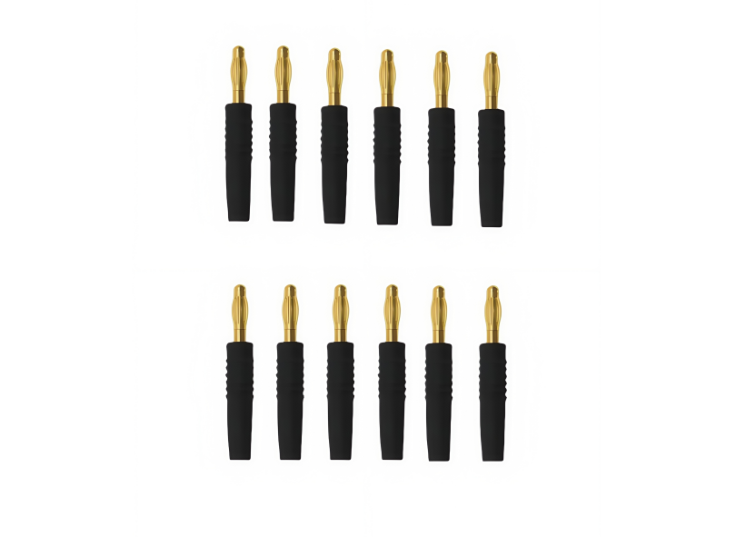 12 PCS, 3MM BANANA PLUGS