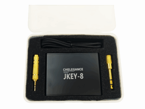 JNCRADIO JKEY-8 CW KEY CONNECTION BOX, 2x 6.5mm + 6x 3.5mm JACKS, MANUAL & AUTO MORSE KEY COMPATIBLE
