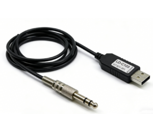 LD-C104 6.5MM USB CW KEYING INTERFACE CABLE,1.5M